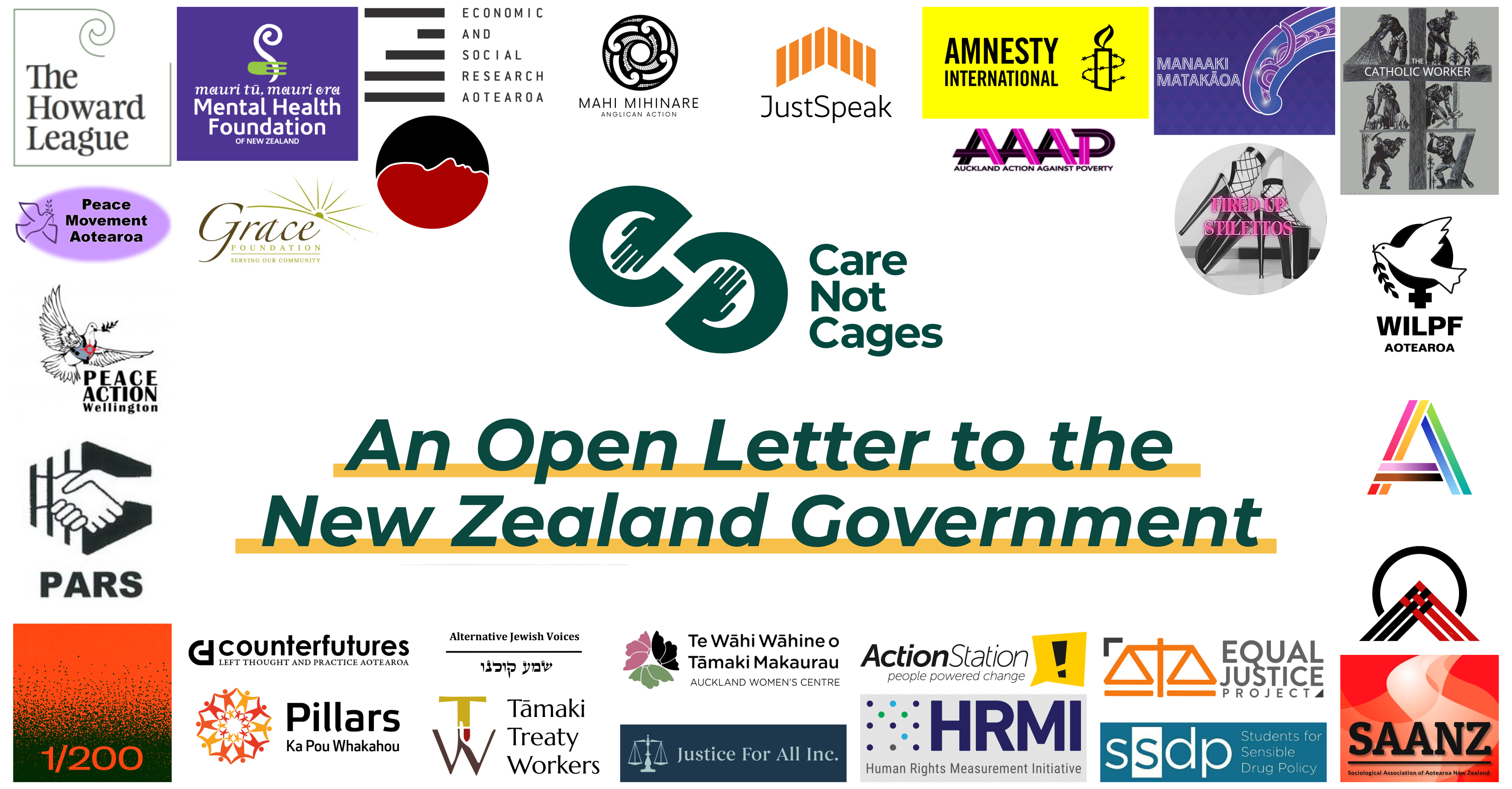 An open letter to the New Zealand Government - Care Not Cages